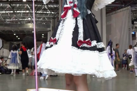 高画質 アジア圏のコスプレ逆さ73