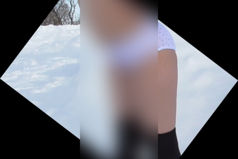 未公開シーン【5年生】11さい雪中野外極寒パンモロ露出プレイ撮影