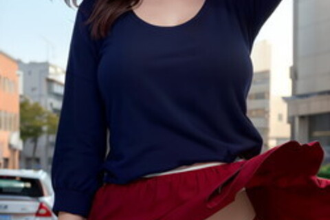 風でスカートが vol005