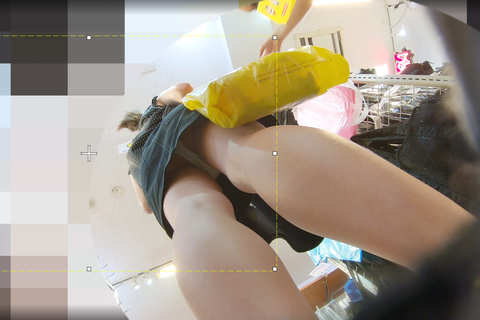 可愛い子4人の逆さ撮り