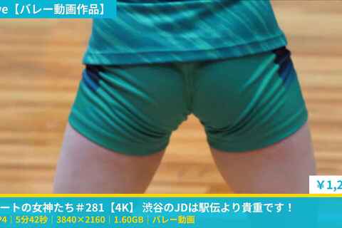 コートの女神たち＃281【4K】 渋谷のJDは駅伝より貴重です！