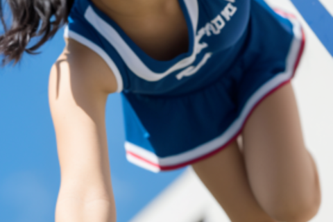 AI画像　【公園美女 vol.4】チア女子を撮影させてもら...