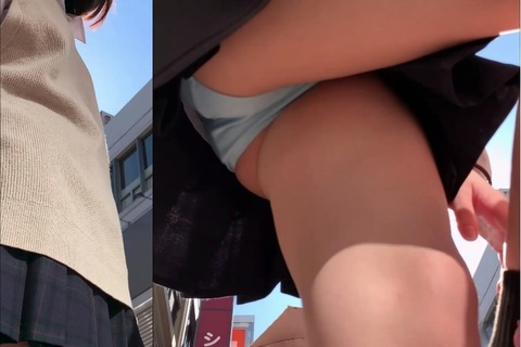 制服パンチラ 05