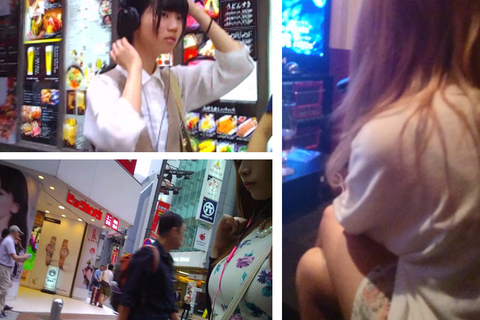 【素人ガチナンパ③】  路上ナンパで未成年ギャルをカラオケ...