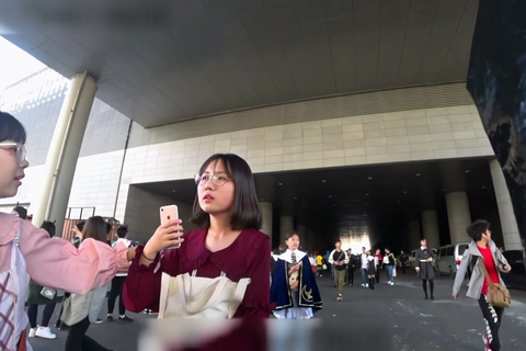 高画質 アジア圏のコスプレ逆さ86