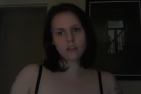 リアルガチオナニー　ハッキングイキ顔