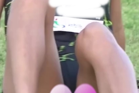 女子陸上卑劣な食い込み