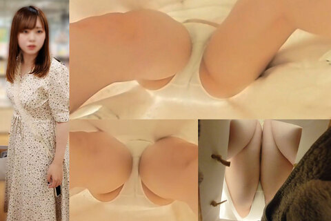 【しおりちゃん2】ロンスカワンピの中身は純白パンツ