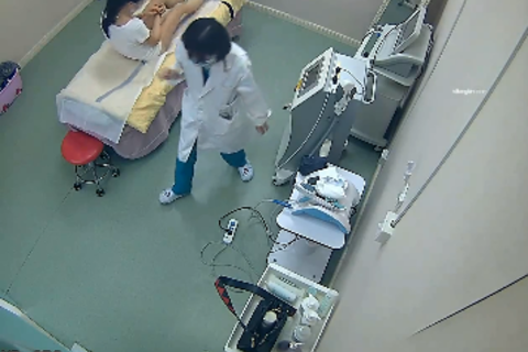 中国脱毛サロンの防犯カメラ4