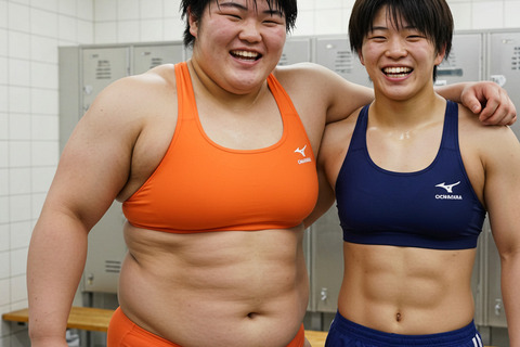 アスリートの腋