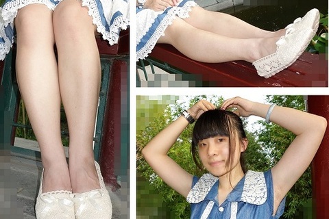 37【超高画質！画像】まな【美脚 ワキ ジョリ腋】街撮り
