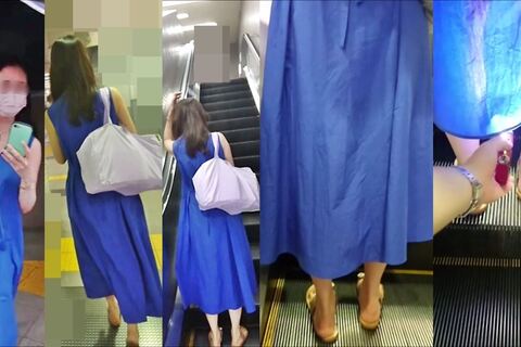 逆さの決定的瞬間！熟女ガードル4人+ナマP1人