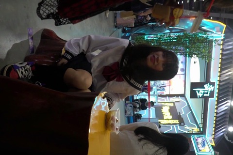 高画質 アジア圏のコスプレ逆さ164