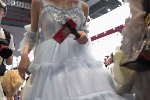 高画質 アジア圏のコスプレ逆さ78