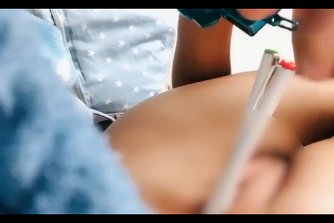 薄毛ちゃんの自撮りオナニー5