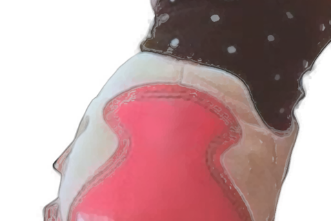 可愛い靴の絵１