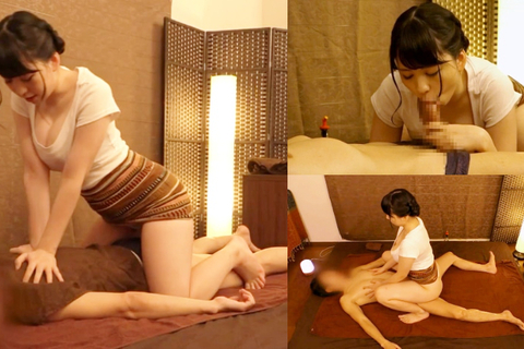 メンエスでは凝り固まった股間も美人セラピストが巧みの施術で...