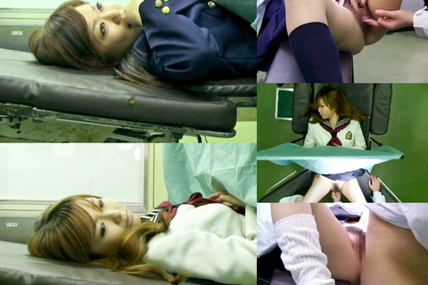 産婦人科検診で何も知らない女子学生達が悪徳医者からやられた...