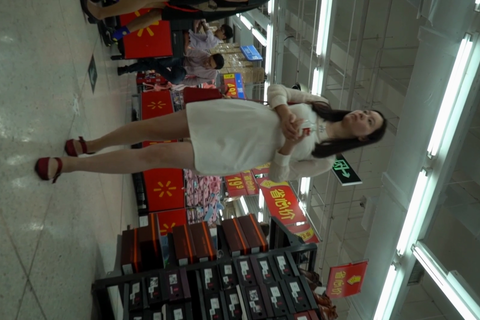 高画質 アジア圏のコスプレ逆さ82