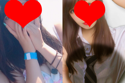 【ブラ透かし】制服 私服女子　ブラ透け加工画像 vol.04