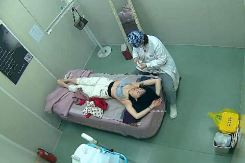 中国脱毛サロンの防犯カメラ3