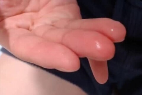 美少女J〇風　着衣オナで濡れ濡れ　配信風