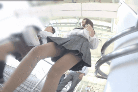 [制服JK11]生綿ボーダーおぱんちゅ