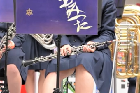 ペロペロしたいk太腿吹奏楽27分 Cute girls m...