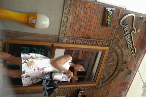 高画質 アジア圏のコスプレ逆さ80