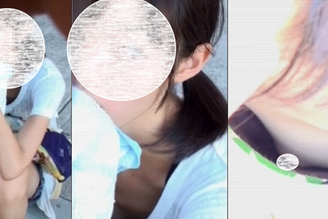 バンバンに膨れた先っちょ！疲れた部活女子