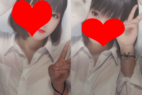 【ブラ透かし】制服 私服女子　ブラ透け加工画像 vol.09