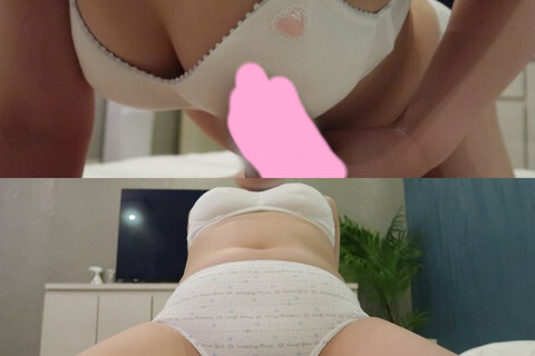 くびれなし幼児体型のセーラー服女子。かわいいパンツ素股尻コ...