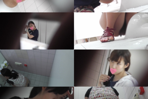 和式トイレ　高画質４名