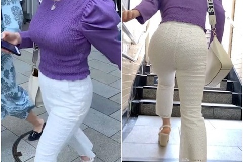 「爆乳！フェロモン溢れるグラマー体型のお嬢様」