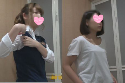 【民泊着替え】デ●ズニー帰りの激カワギャルとお姉さん－10...