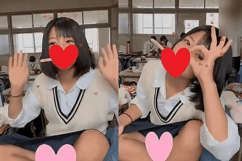 ふざけてたら見えちゃった Vol.55