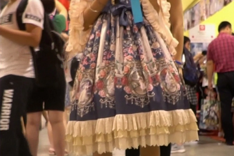 高画質 アジア圏のコスプレ逆さ66