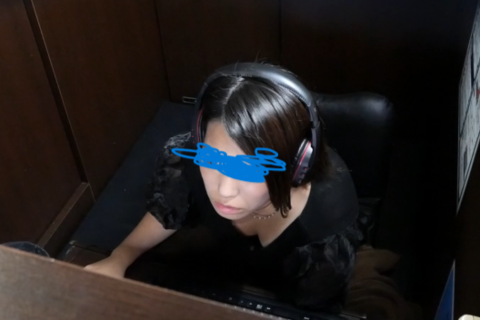 【オナニー盗撮】ネカフェ９