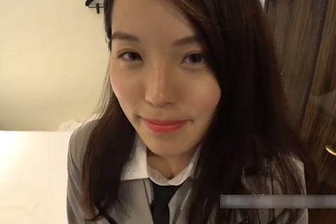 【個人撮影】上京したての清楚系スレンダー色白激カワ女子大生...