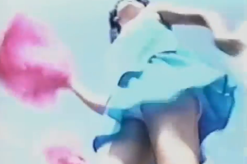 '80年代甲子園高校チア白アンスコローアングル90秒　Te...