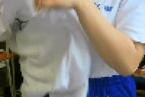 爆乳少女の体育着姿4