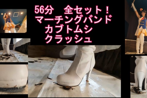 ５６分マーチングバンド隊カブトムシクラッシュ全セット！