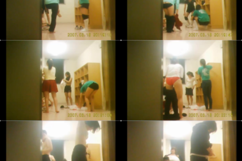 女子バレー部更衣室盗O