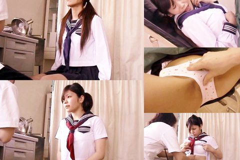 産婦人科検診で何も知らない女子学生達が悪徳医者からやられた...