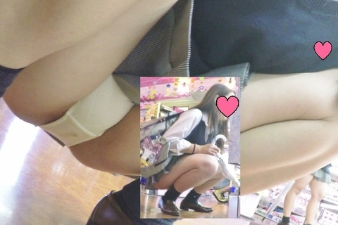 k 激ミニ 大股開きパンチラ