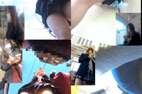 ４人の制服ちゃんに密着！